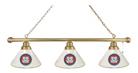 Billiard lights with college, NHL or military  logo